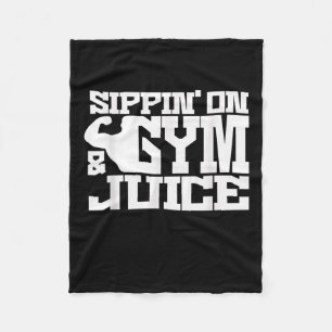 Manta Polar Sippin Sobre Gimnasio - Jugo - Camisetas De Entren