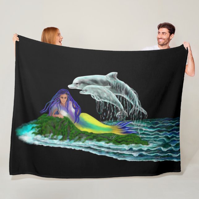 Manta Polar Sirena con delfines (In situ)