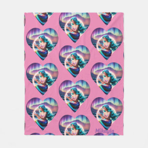 Manta Polar Sirena personalizada