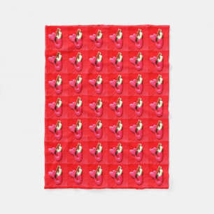 Manta Polar sirenas de aspecto pelirrojo