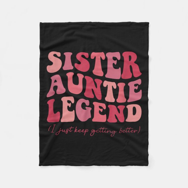 Manta Polar Sister Auntie Legend Groovy Funny Cool Aunties Clu (Anverso)