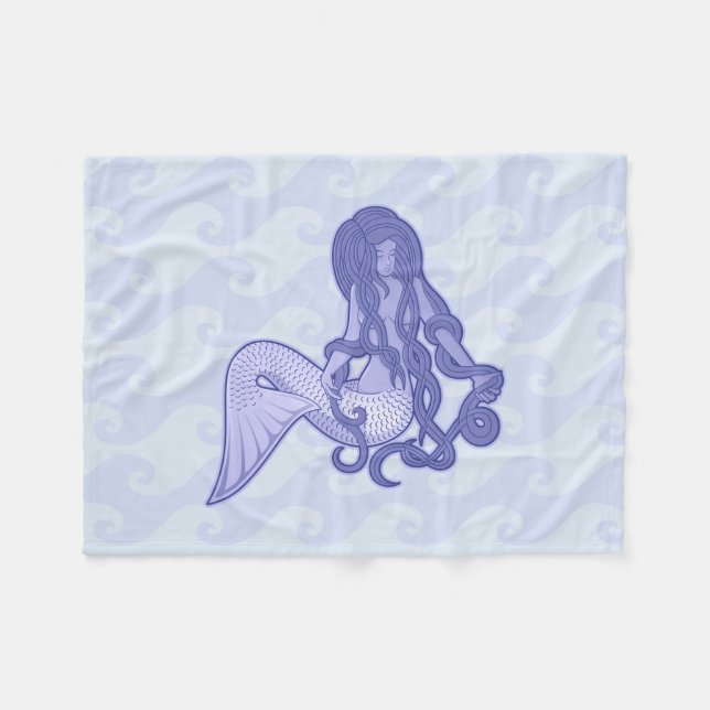 Manta Polar Sitting Mermaid Blue (Frente (Horizontal))