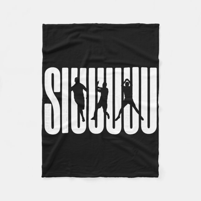 Manta Polar Siuuu Soccer Lovers Present For Fan Kid's Boys  (Anverso)