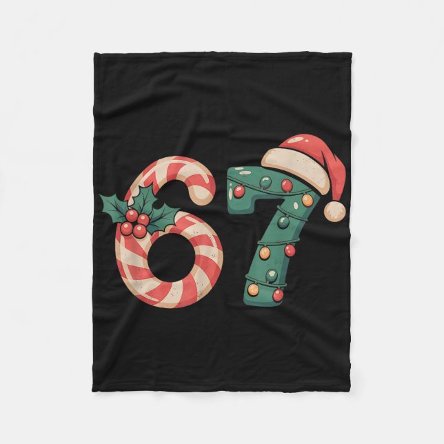 Manta Polar Six Seven 67 Meme Christmas  (Anverso)