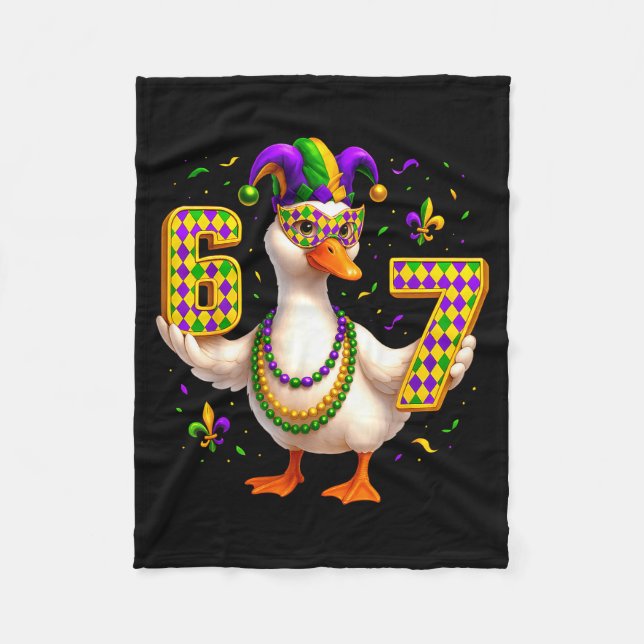 Manta Polar Six Seven 67 Meme Goose With Jester Hat &amp; Bead (Anverso)