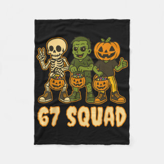 Manta Polar Six Seven 67 Squad Skeleton Pumpkin Halloween Boys