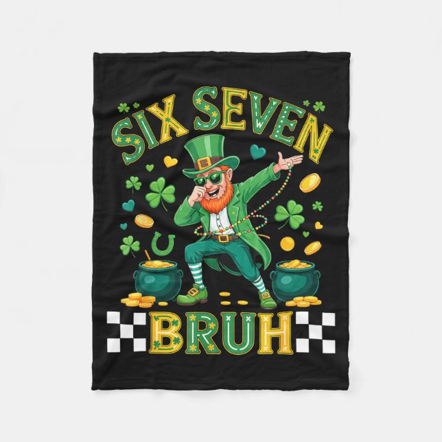 Manta Polar Six seven bruh st patricks day 6 7 funny meme 67 (Anverso)