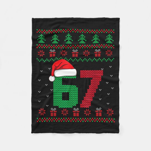 Manta Polar Six Seven Christmas 6 7 Ugly Christmas Sweater  (Anverso)