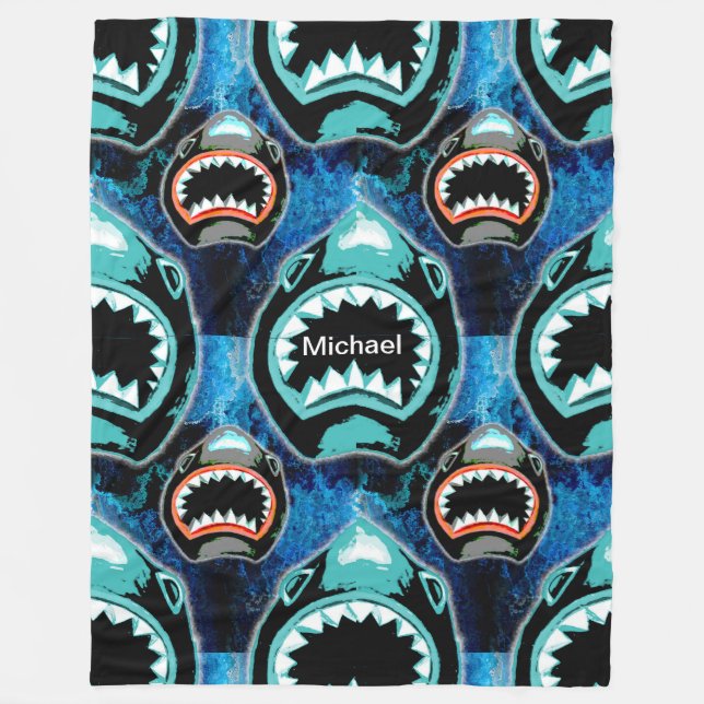 Manta Polar Skark Mania Funny Personalizado Ilustracion (Anverso)