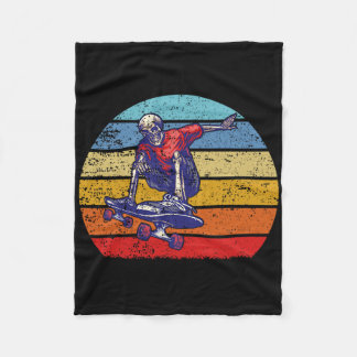 Manta Polar Skateboard Skeleton Skater Retro Vintage Skating 