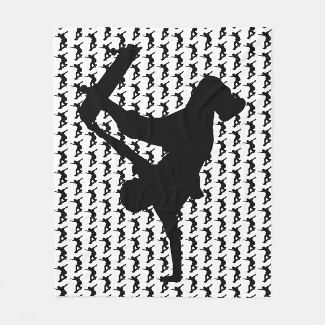 Manta Polar Skateboarder Skateboarding Skateboard Silhouette (Anverso)