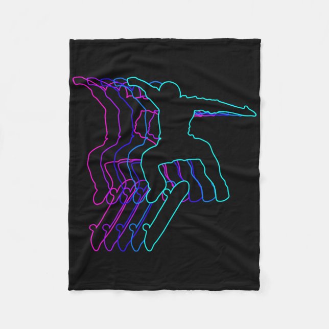 Manta Polar Skateboarding Skateboarder Gift Clothes For Boys Y (Anverso)