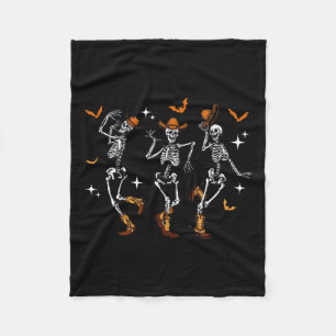 Manta Polar Skeletans Dance Cowboy Western Halloween Costume M