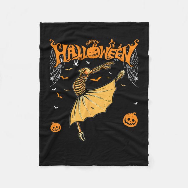 Manta Polar Skeleton Ballerinas Ballet Dance Cute Halloween Co (Anverso)