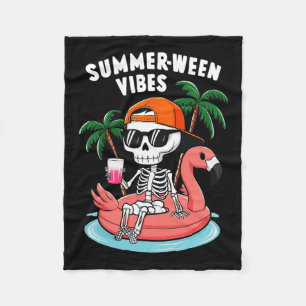 Manta Polar Skeleton Flamingo Summerween Vibes Halloween
