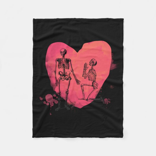 Manta Polar Skeleton Love (Anverso)