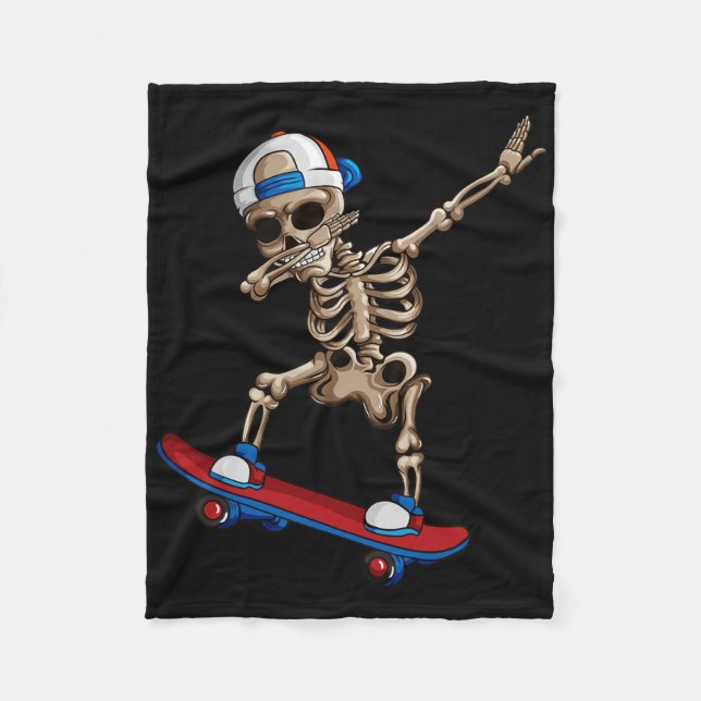 Manta Polar Skeleton Skateboard Skateboarding Skatefan Skater  (Anverso)