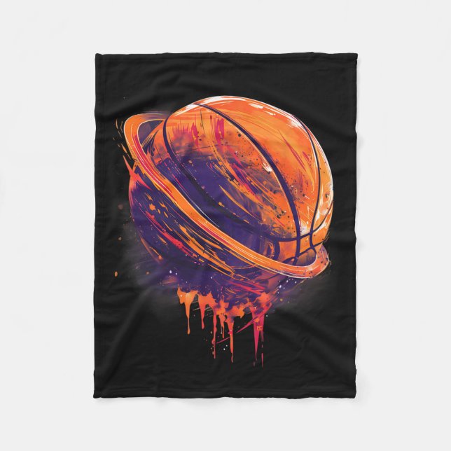 Manta Polar Sketwork Sketll Lover Planet Watercolor (Anverso)