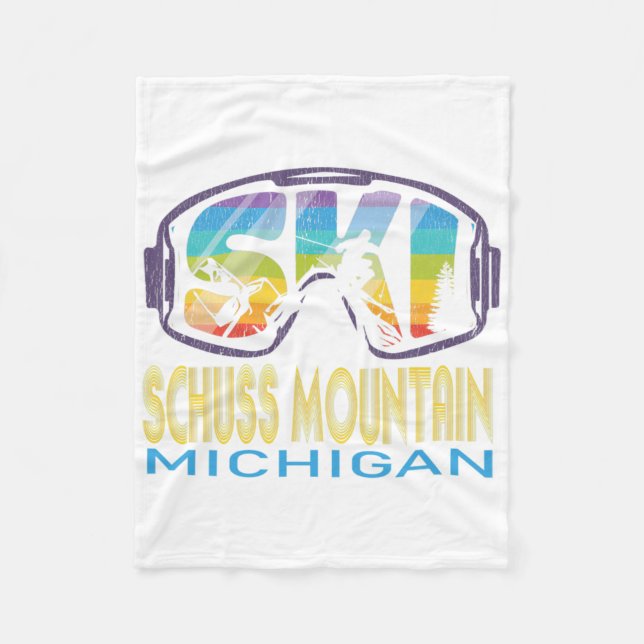 Manta Polar Ski Schuss Mountain Michigan Skiing Vacation  (Anverso)