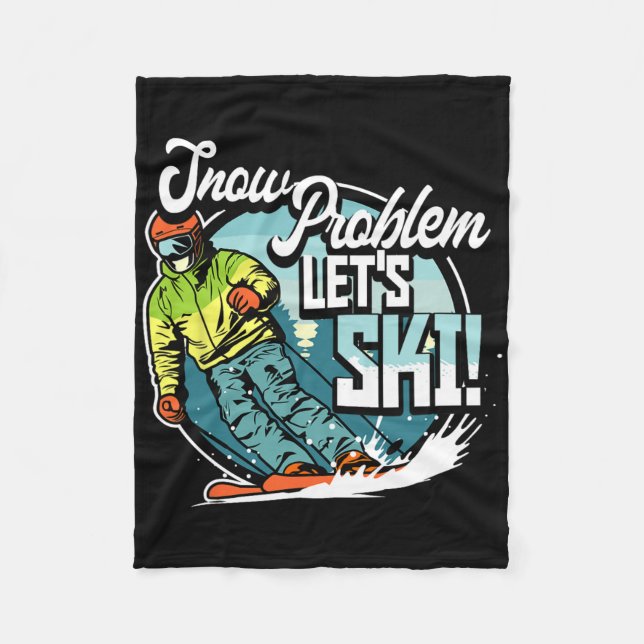 Manta Polar Ski Skiing Winter Sport Snow Problem Let's Ski  (Anverso)