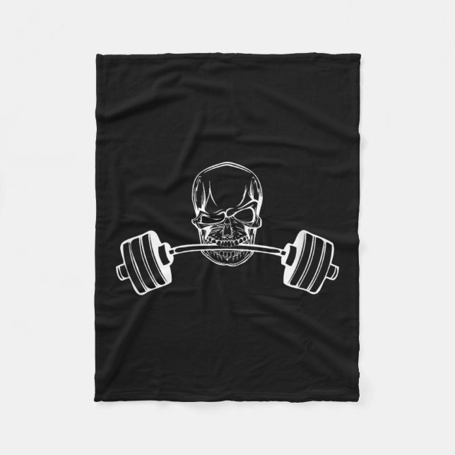 Manta Polar Skull C&# 5 Gym Workout Mma Weight Lifting Motiva (Anverso)