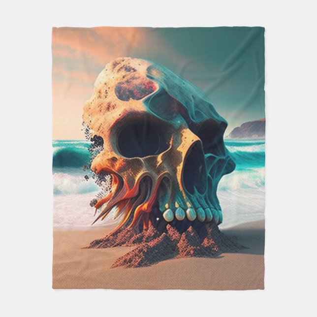 Manta Polar Skull on the Beach (Anverso)