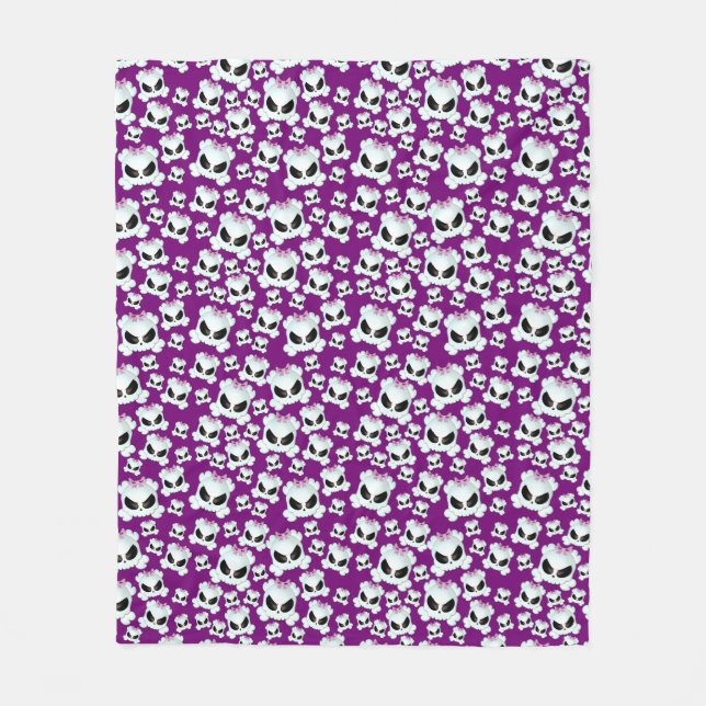 Manta Polar Skullz femenino (Anverso)