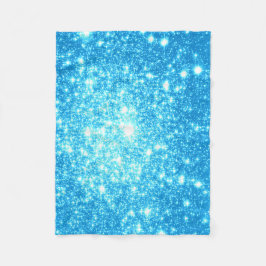 Manta Polar Sky Blue Stars Fleece Blanket