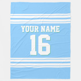 Manta Polar Sky Blue White Sports Jersey