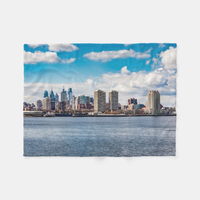 Manta Polar Skyline Philadelphia (Frente (Horizontal))