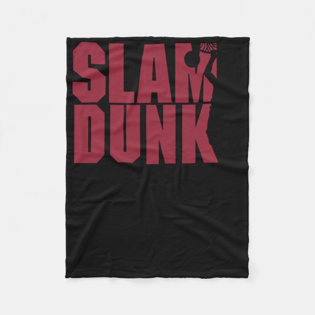 Manta Polar Slam Dunk de Baloncesto (Anverso)
