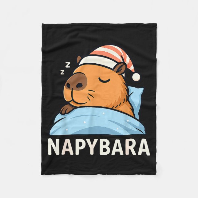 Manta Polar Sleeng Capybara Napybara Sleepshirt Pajamas Boys G (Anverso)
