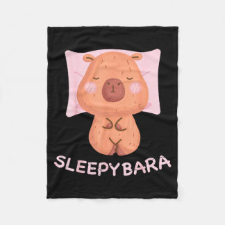 Manta Polar Sleeng Capybara Pajamas Nightgown Sleepybara Roden