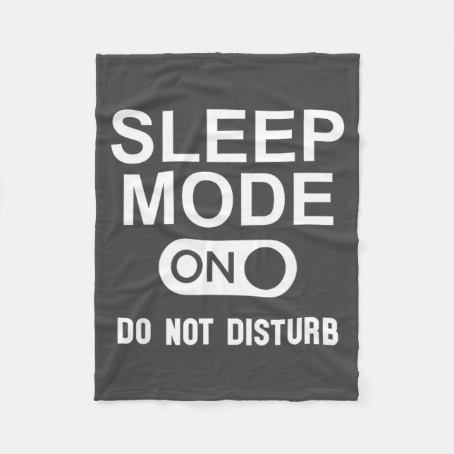 Manta Polar Sleep Mode On Please Don't Disturb I'm Sleeng I Lo (Anverso)