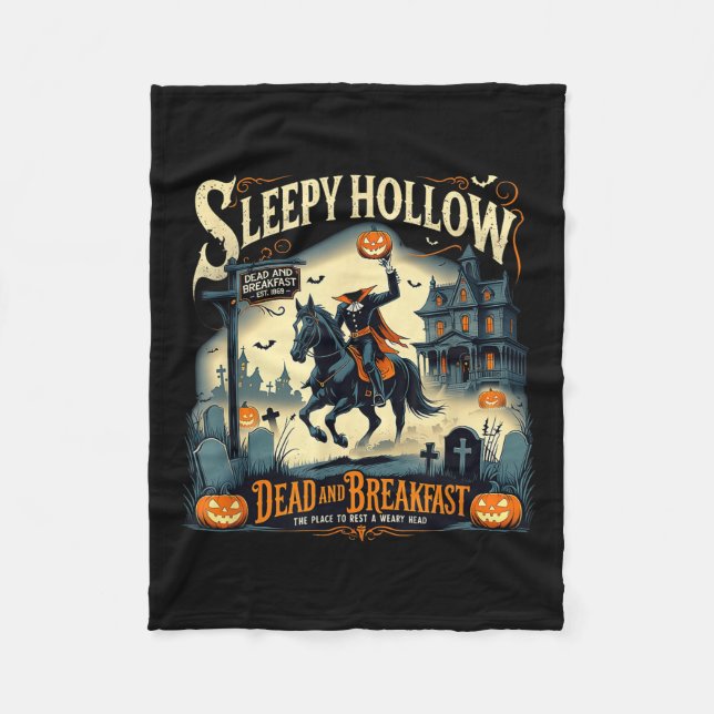 Manta Polar Sleepy Hollow Breakfast Soky Halloween  (Anverso)