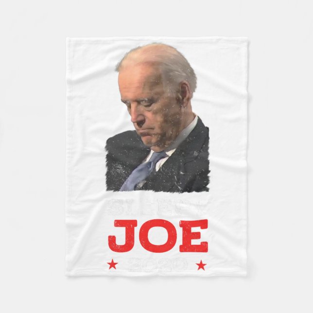 Manta Polar Sleepy Joe - Funny Elección Política Joe Biden (Anverso)