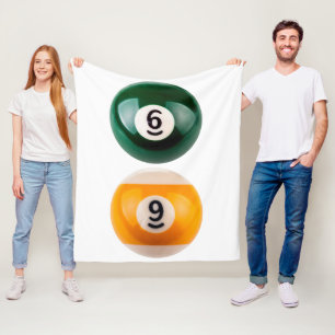 Manta Polar SlipperyJoe 69 mesa de billar dos bolas de billar