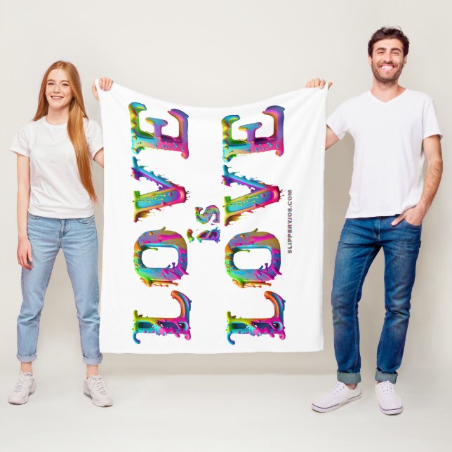 Manta Polar SlipperyJoe el amor es el amor por el derretimient (In situ)