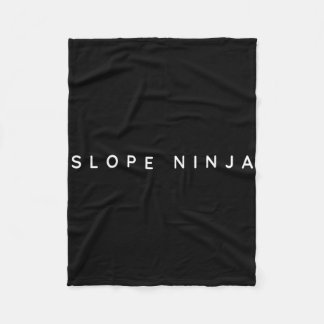 Manta Polar Slope Ninja Funny Snowboarder dice gracioso lema