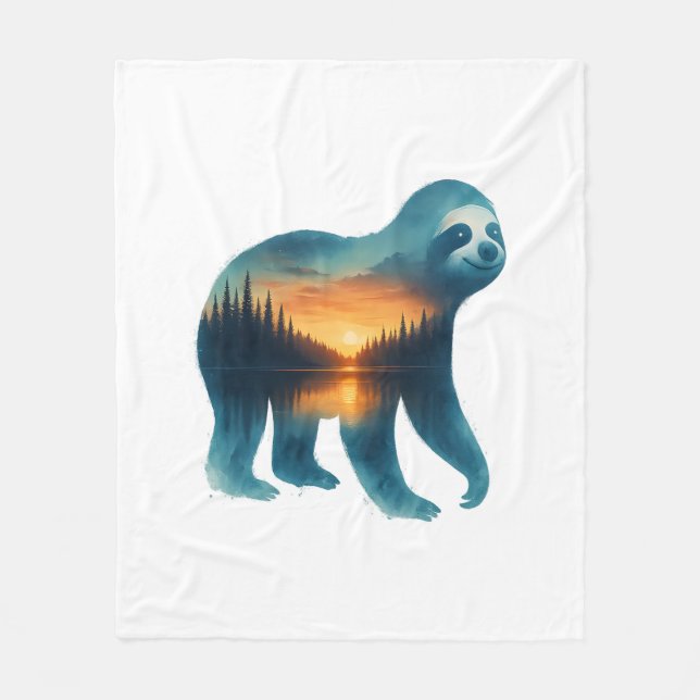 Manta Polar Sloth Camping Lover (Anverso)
