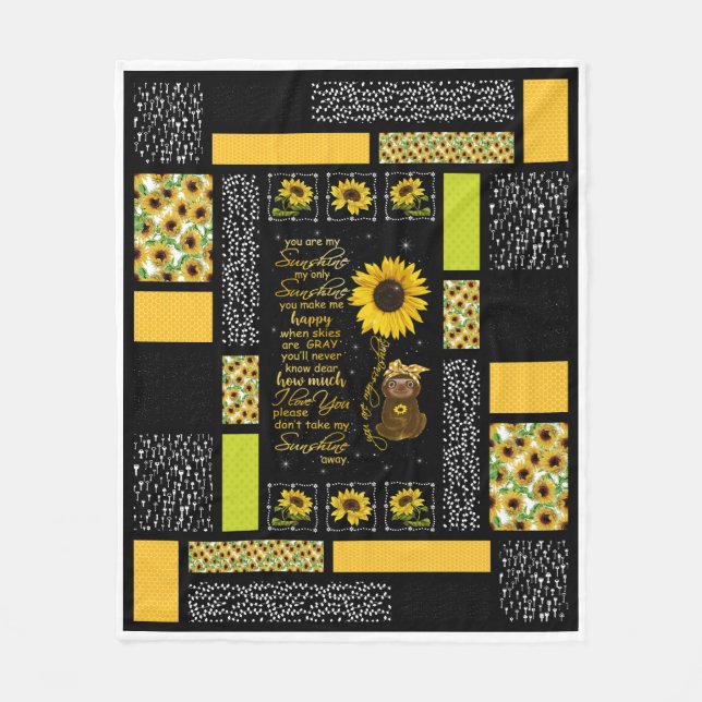 Manta Polar Sloth My Only Sunshine (Anverso)