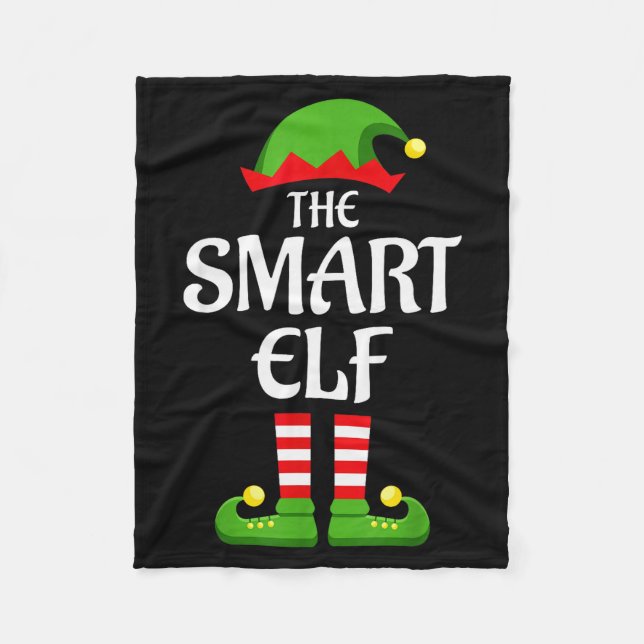 Manta Polar Smart Elf Family Matching Group Christmas  (Anverso)