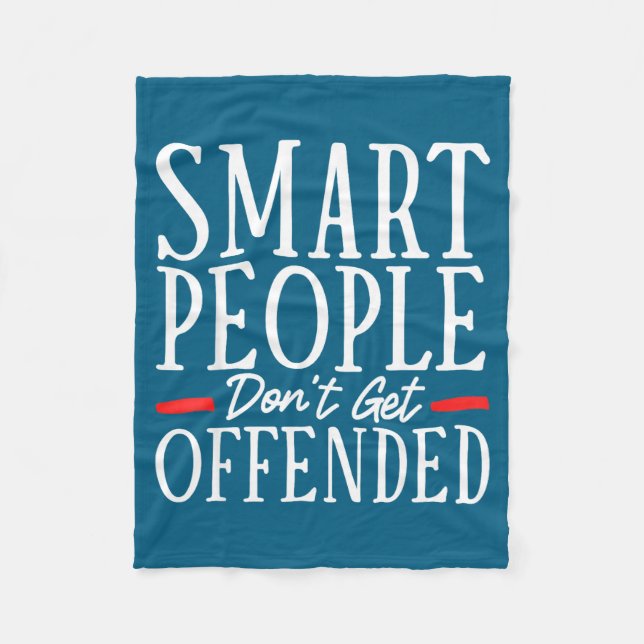 Manta Polar Smart People Don't Get Offended  (Anverso)