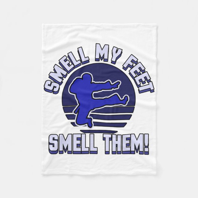 Manta Polar Smell My Feet Funny For Karate  (Anverso)
