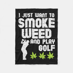 Manta Polar Smoke Weed Juega Golf Golfing Thc Golfer Stoner