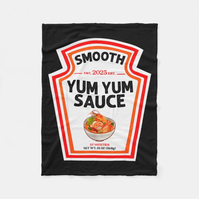 Manta Polar Smooth Yum Yum Sauce Condiment Costume Matching  (Anverso)