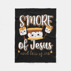 Manta Polar Smore Of Jesus Menos De Yo Camper Cristiano Campin