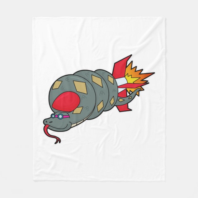 Manta Polar Snack con Rocket (Anverso)