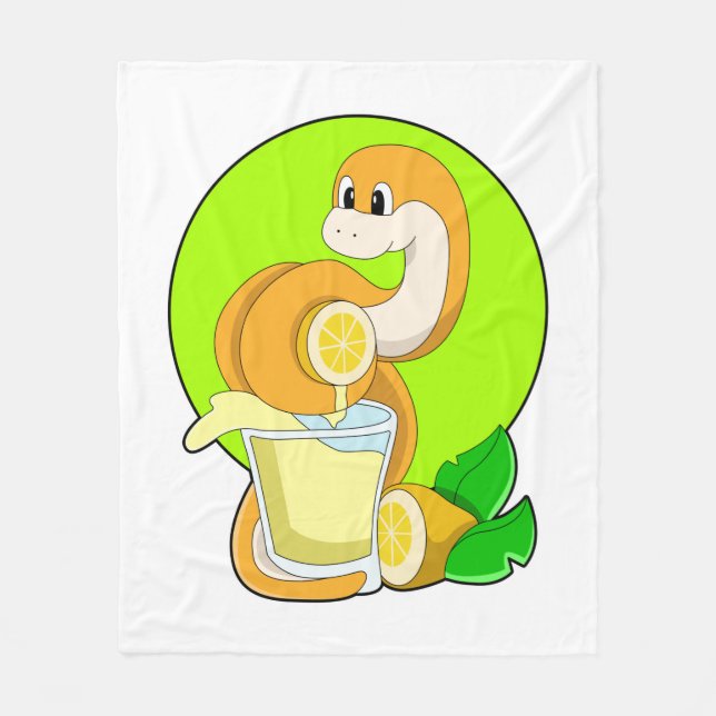Manta Polar Snake with Glass of Lemon juice (Anverso)