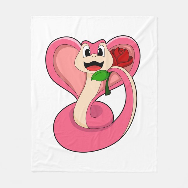 Manta Polar Snake with Rose (Anverso)